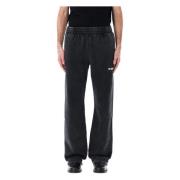 Zwarte Community Sweatpants met Grafisch Logo Misbhv , Black , Heren