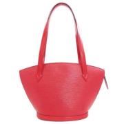 Pre-owned Leather shoulder-bags Louis Vuitton Vintage , Red , Dames