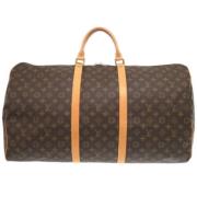 Pre-owned Canvas travel-bags Louis Vuitton Vintage , Brown , Dames