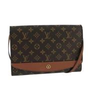 Pre-owned Canvas louis-vuitton-bags Louis Vuitton Vintage , Brown , Da...