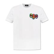 Bedrukt T-shirt Dsquared2 , White , Heren