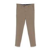 Tapered Broek Lichtbruin Stijlvol PT Torino , Gray , Heren