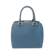 Pre-owned Leather louis-vuitton-bags Louis Vuitton Vintage , Blue , Da...