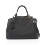 Pre-owned Leather louis-vuitton-bags Louis Vuitton Vintage , Black , D...