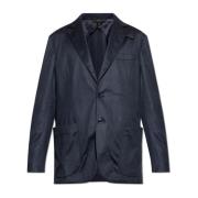 Blazer met ruitpatroon Brioni , Blue , Heren