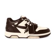 Bruine Sneakers voor een stijlvolle look Off White , Brown , Heren