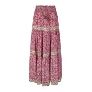 Elegante Diamondll Maxi Rok in Roze Lollys Laundry , Pink , Dames