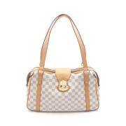 Pre-owned Leather louis-vuitton-bags Louis Vuitton Vintage , White , D...