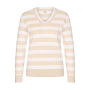 Stijlvolle Pullover Jordan HV Polo , Beige , Dames