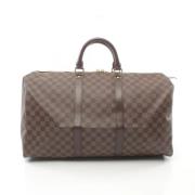 Pre-owned Canvas handbags Louis Vuitton Vintage , Brown , Dames