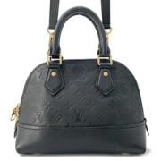 Pre-owned Leather louis-vuitton-bags Louis Vuitton Vintage , Black , D...