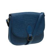 Pre-owned Leather louis-vuitton-bags Louis Vuitton Vintage , Blue , Da...