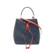 Pre-owned Leather louis-vuitton-bags Louis Vuitton Vintage , Blue , Da...