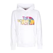 Wit Multi Hoodie Fleece Gevoerde Sweatshirt The North Face , White , H...