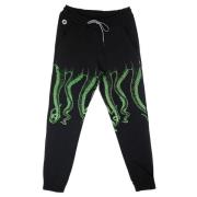 Zwarte lichtgewicht trainingspakbroek met octopusprint Octopus , Black...