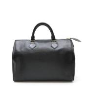 Pre-owned Leather louis-vuitton-bags Louis Vuitton Vintage , Black , D...