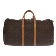 Pre-owned Canvas handbags Louis Vuitton Vintage , Brown , Dames