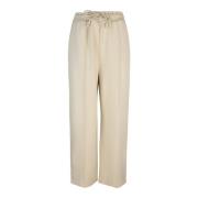 Decoratieve Snap Broek Patrizia Pepe , Beige , Dames