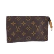 Pre-owned Canvas pouches Louis Vuitton Vintage , Brown , Dames