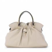 Witte Eco-lederen Handtas Ermanno Scervino , White , Dames