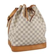 Pre-owned Canvas louis-vuitton-bags Louis Vuitton Vintage , White , Da...