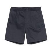 Navy Blue Chinos Shorts Stijlvol Eco-Vriendelijk Ami Paris , Blue , He...