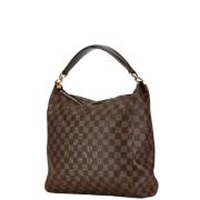 Pre-owned Canvas handbags Louis Vuitton Vintage , Brown , Dames