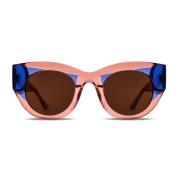 Bruine Zonnebril Elegantie Thierry Lasry , Brown , Dames