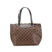 Pre-owned Canvas handbags Louis Vuitton Vintage , Brown , Dames