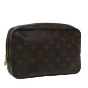 Pre-owned Canvas clutches Louis Vuitton Vintage , Brown , Dames