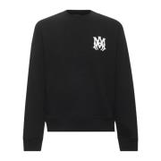 Zwarte Trui met Monogram Logo Amiri , Black , Heren