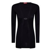 Lange Mouw Casual Shirt Diesel , Black , Dames