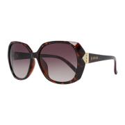 Stijlvolle zonnebril met bruine lenzen Guess , Brown , Dames