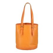 Pre-owned Leather louis-vuitton-bags Louis Vuitton Vintage , Orange , ...