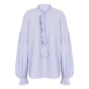 Lena Blouse Seafarer , Blue , Dames