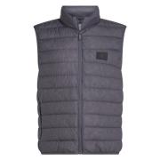 Blauwe Tijdloze Nylon Puffer Vest Calvin Klein , Blue , Heren