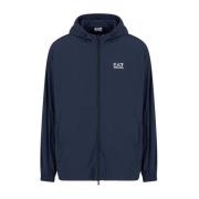 Blauwe Kway Jas Moderne Stijl Comfort Emporio Armani EA7 , Blue , Here...