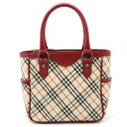 Pre-owned Canvas handbags Burberry Vintage , Beige , Dames