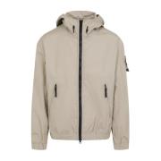 Neutrale Katoenen Jas Ss25 Stone Island , Beige , Heren