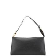 Pre-owned Leather louis-vuitton-bags Louis Vuitton Vintage , Black , D...