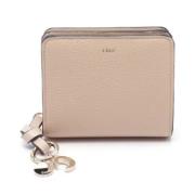 Pre-owned Leather wallets Chloé Pre-owned , Beige , Dames