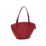 Pre-owned Leather shoulder-bags Louis Vuitton Vintage , Red , Dames