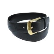 Pre-owned Leather belts Louis Vuitton Vintage , Black , Dames