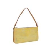 Pre-owned Leather louis-vuitton-bags Louis Vuitton Vintage , Yellow , ...