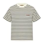 T-shirt met streep patroon Woolrich , White , Dames