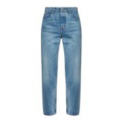 Tapered Fit Jeans Ami Paris , Blue , Heren