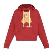 Sweatshirt met logo Palm Angels , Red , Heren