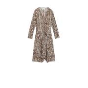 Elegante Jurk in Trendy Stijl Isabel Marant , Beige , Dames