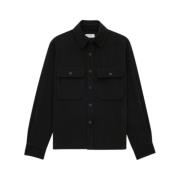 Overshirt in H24-stijl Saint Laurent , Black , Heren