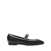 Stijlvolle Ballerina Schoenen Casadei , Black , Dames